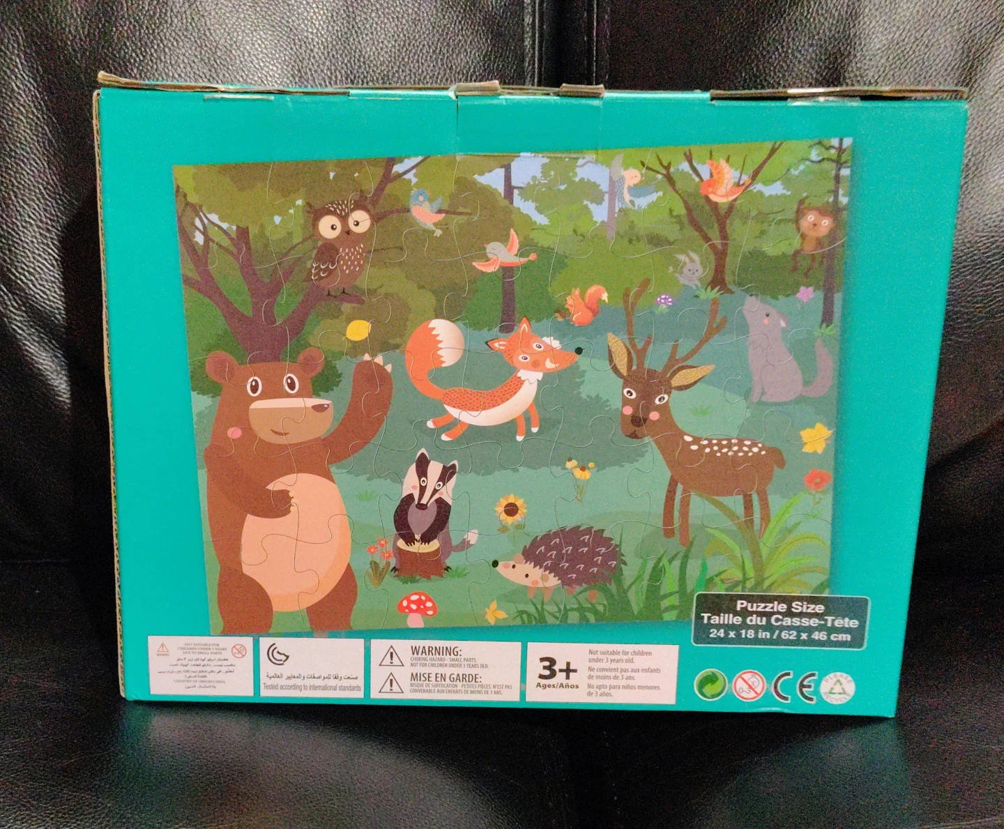 Happy Forest Jumbo Floor Puzzle 24 x 18 inches - photo 2