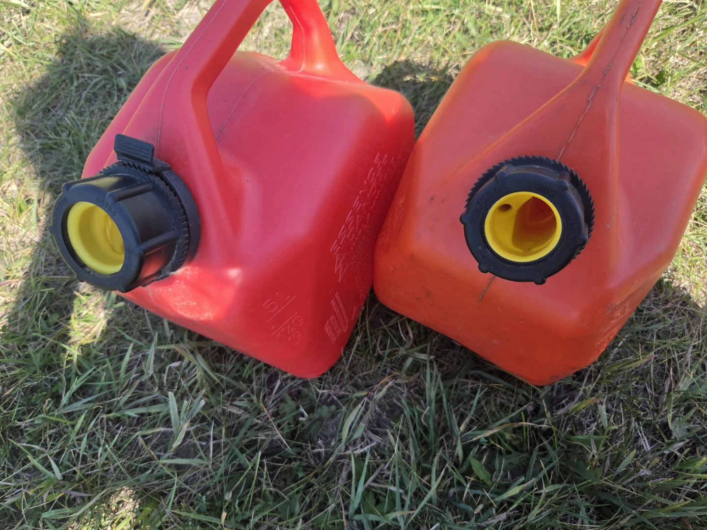 Three Red & Orange Gas Cans -All 3  for $30 - photo 5