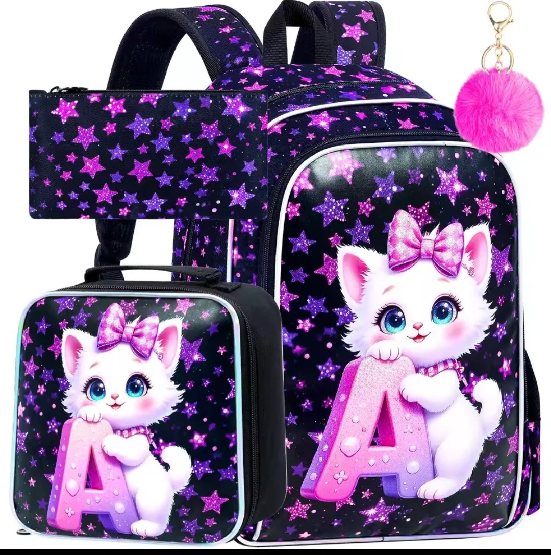 Unicorn Backpack Set with Lunch Bag and Pencil Case
