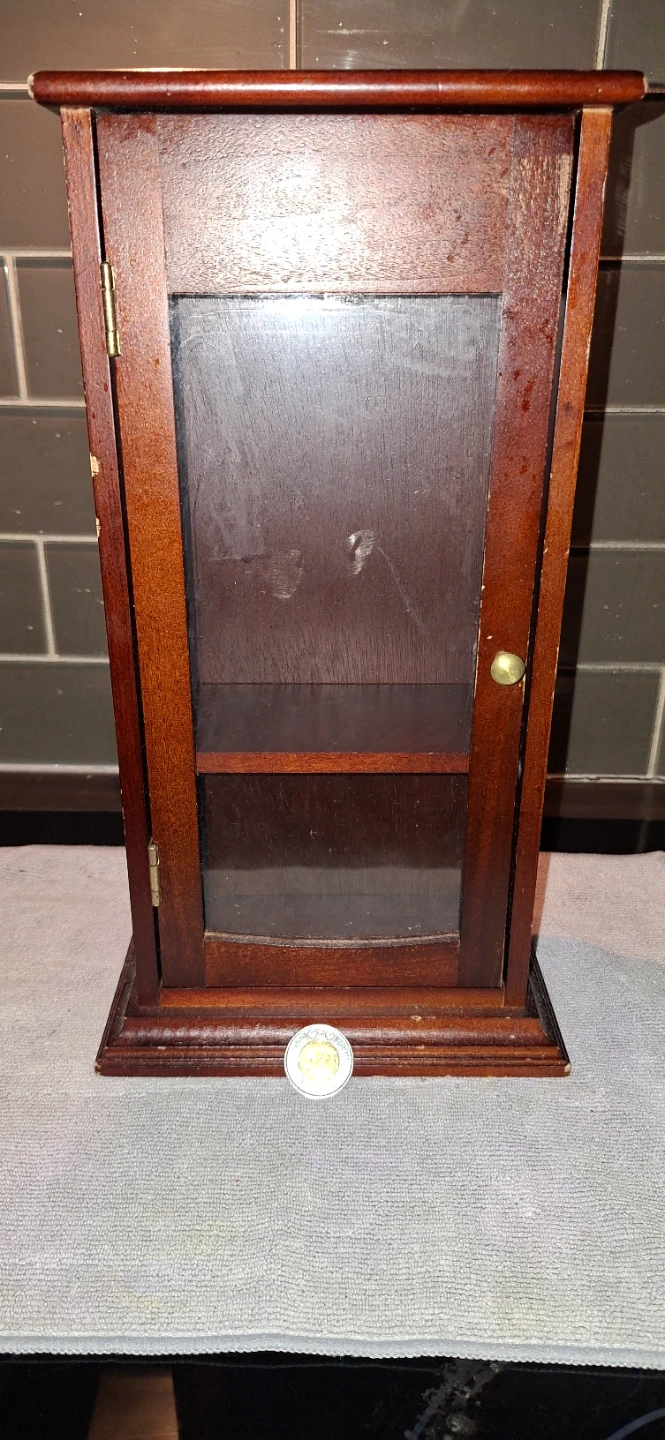 Wooden Display Cabinet with Glass Door - photo 4