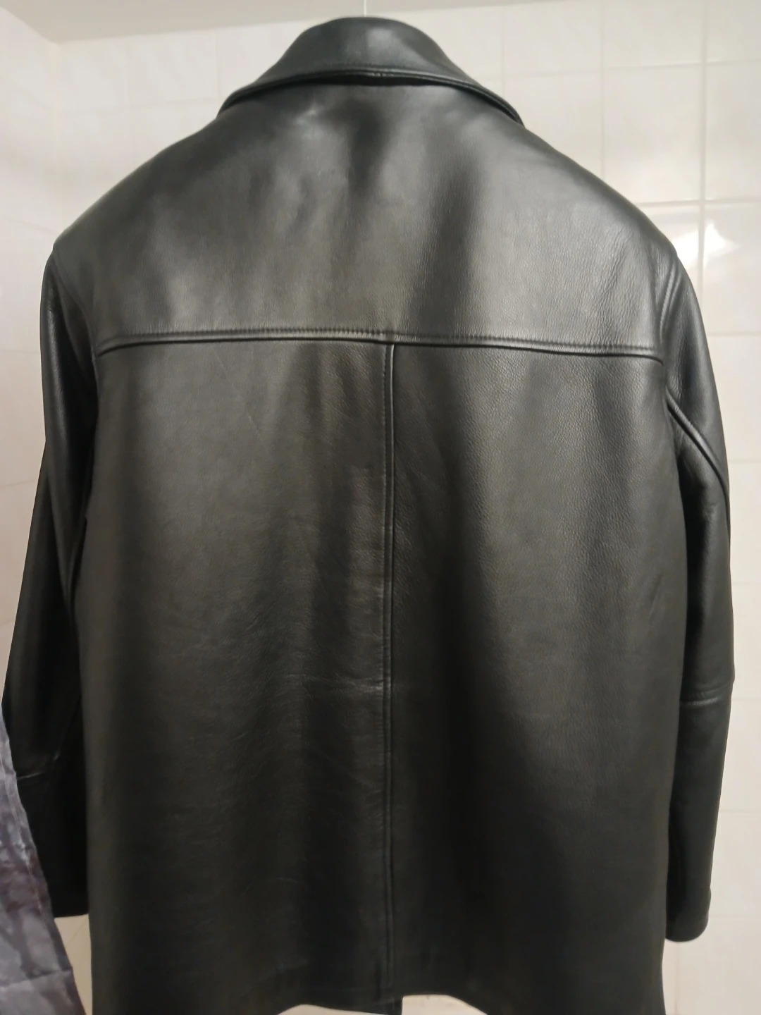 Genuine leather coat for men Large - photo 5
