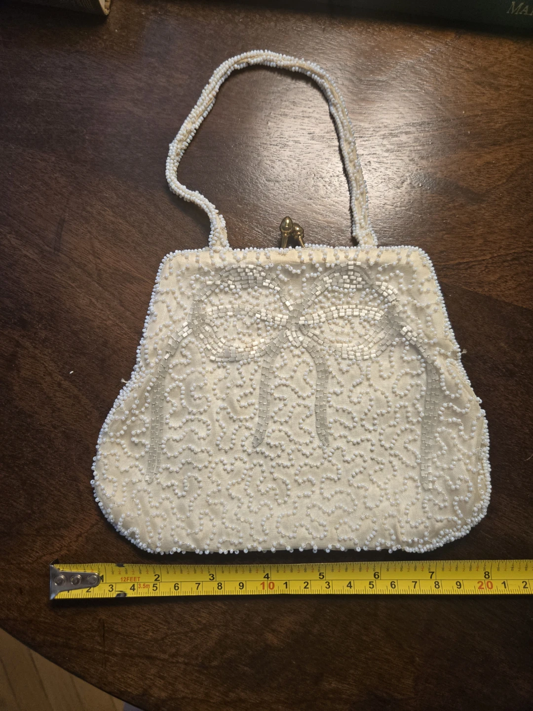 Vintage Beaded Handbag - Made in Belgium - photo 4