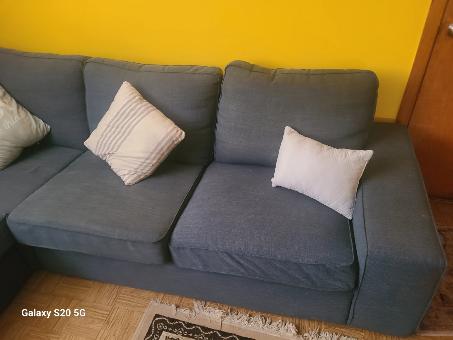 Dark blue Sectional Sofa - photo 3