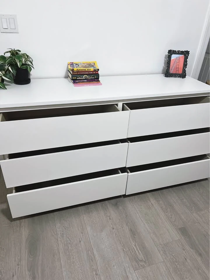 Delivery Available For IKEA MALM 6-Drawer Dresser - photo 2