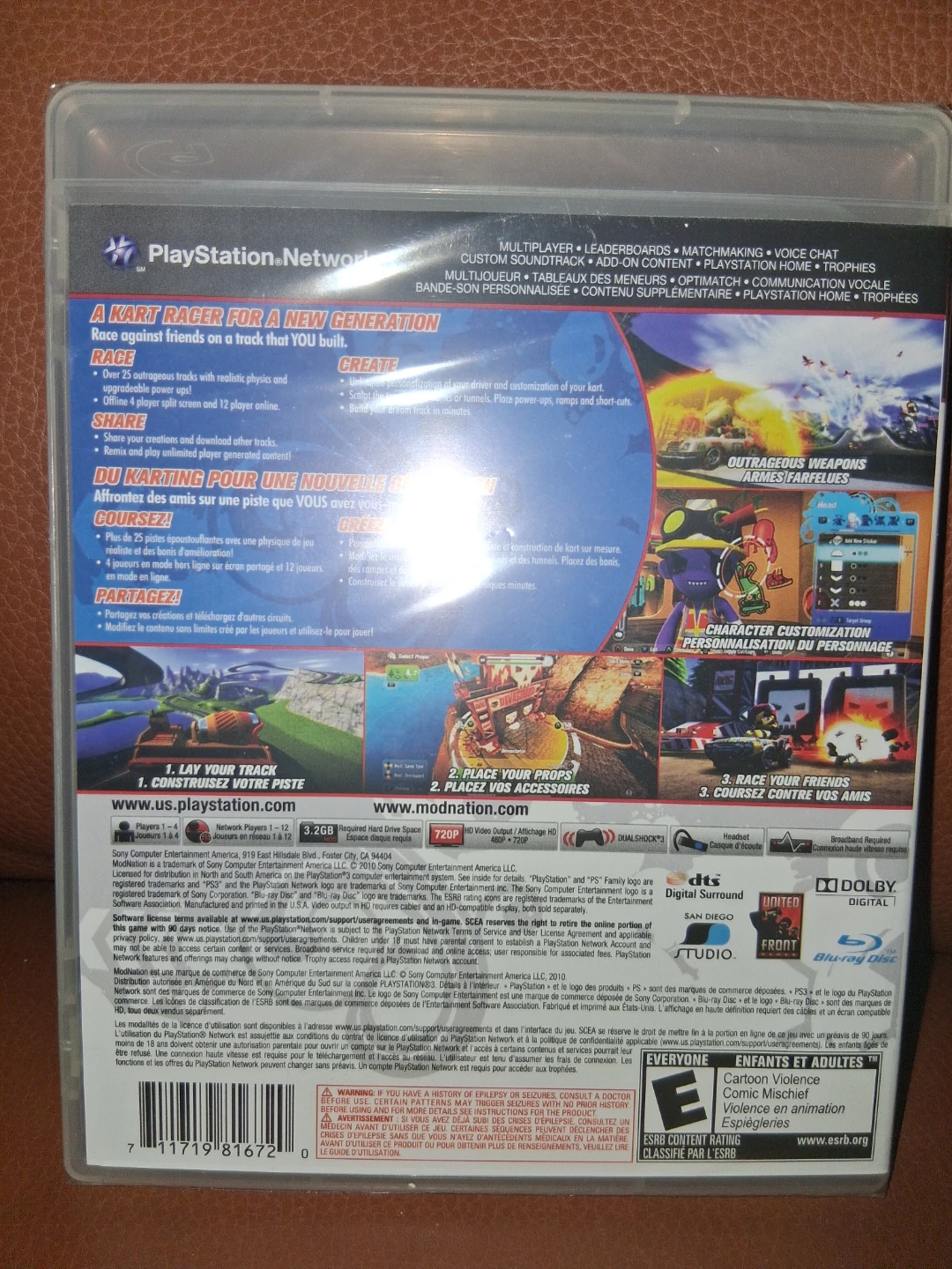 PS3 Modnation Racers - Rare Vintage Factory Sealed Copy - photo 2
