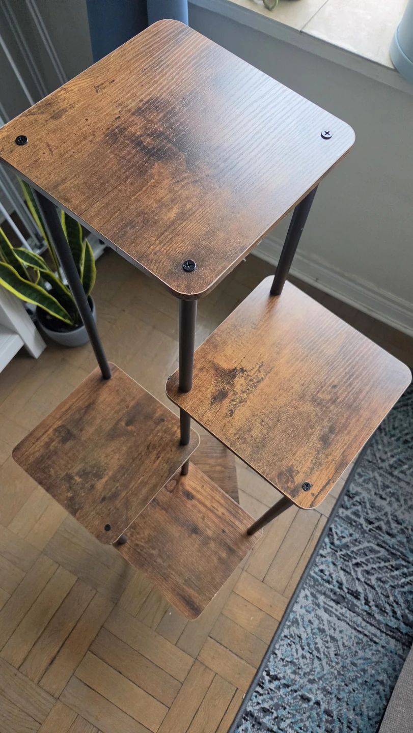 Multi-Tiered Wood Plant Stand - photo 2