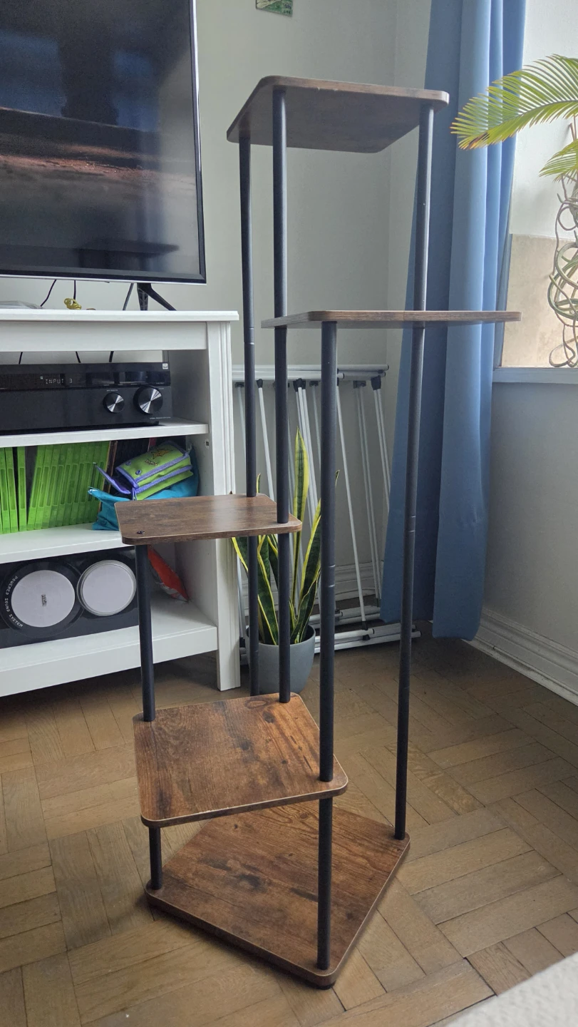 Multi-Tiered Wood Plant Stand - photo 3