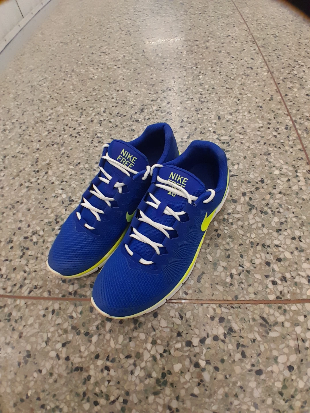 Nike Free 3.0 Running Shoes - Blue/Yellow Men's Size  13 - photo 5