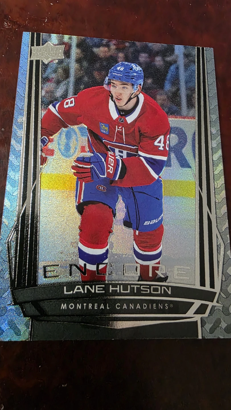 Lane Hutson 2025-26 Upper Deck Series 1 Hockey Card
