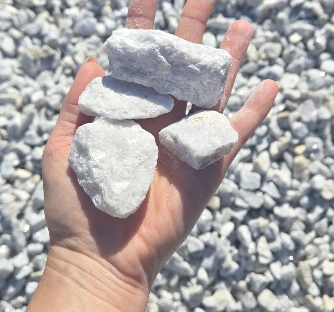 White marble rocks for landscaping