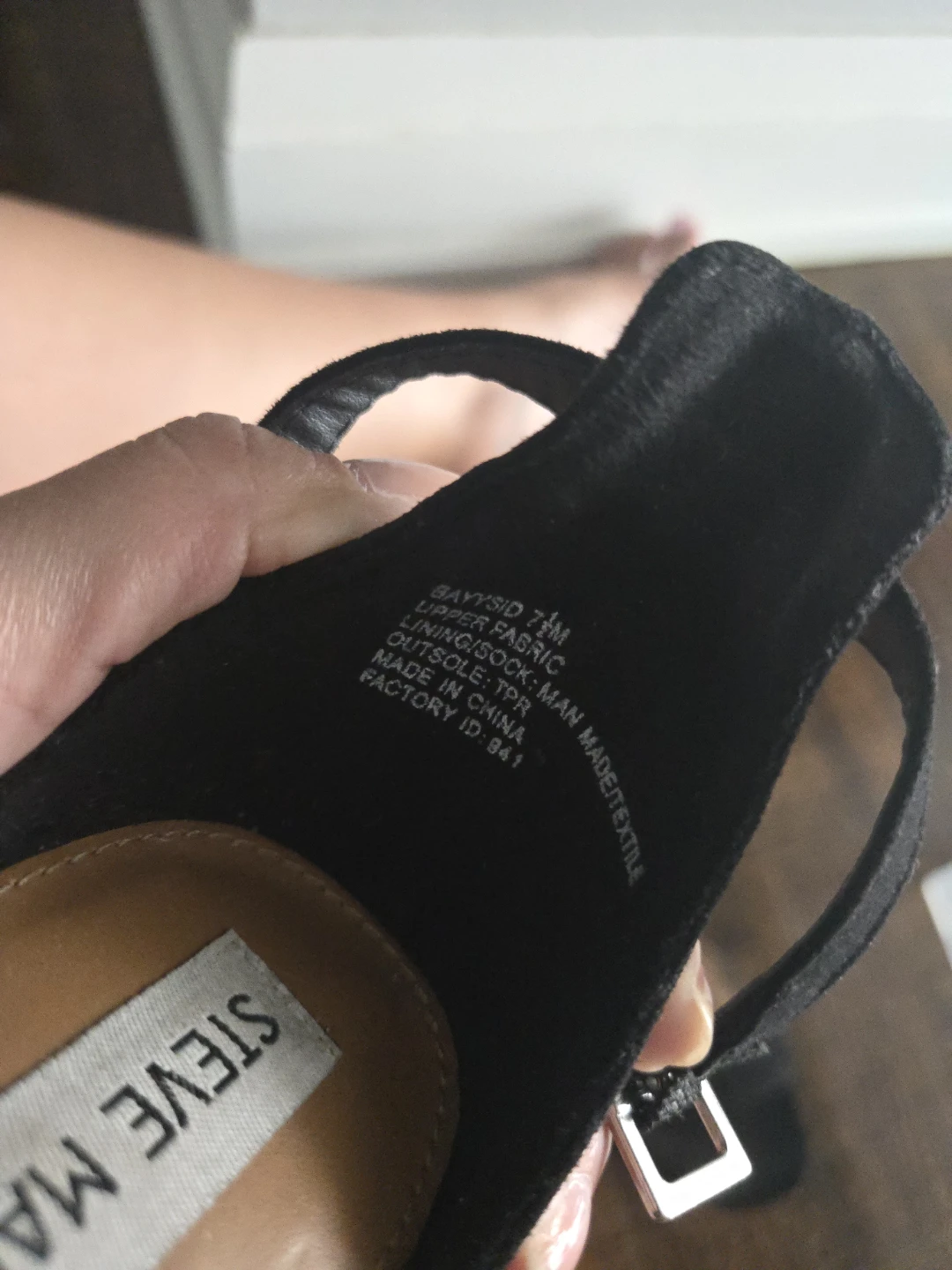 Steve Madden Black Suede Heeled Sandals - photo 3