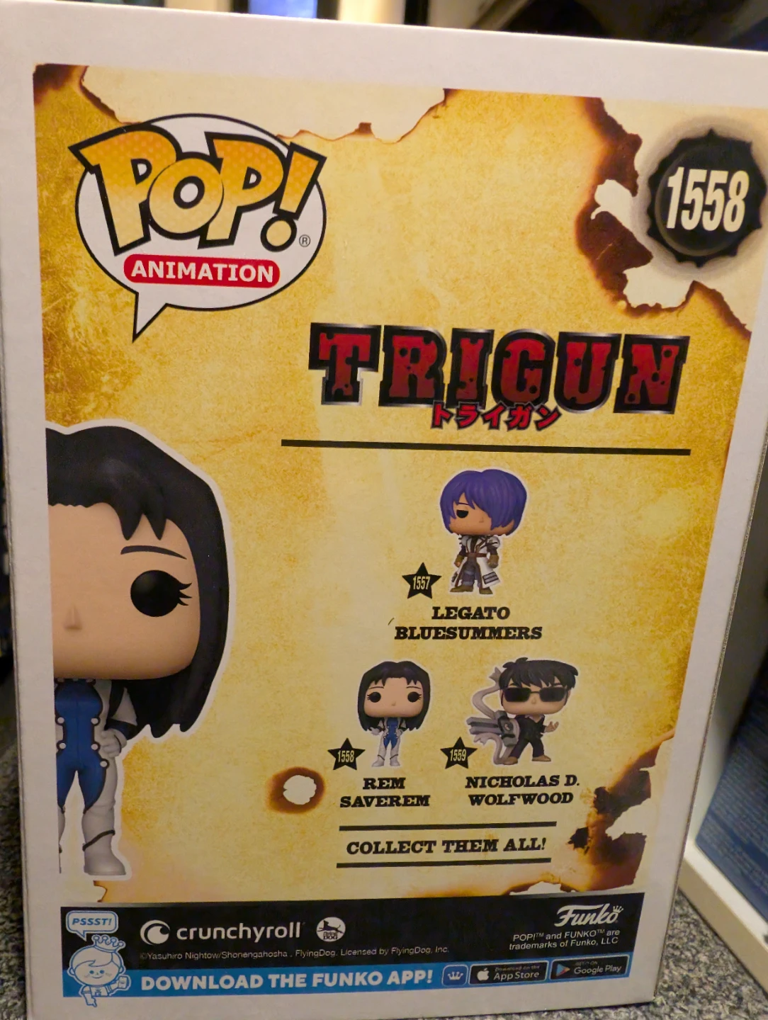 Rem Saverem Trigun Funko Pop - photo 3
