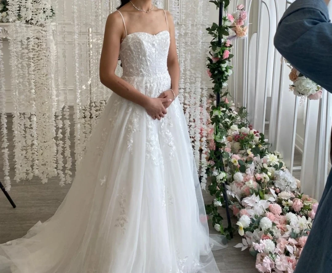 Beautiful bridal wedding dress