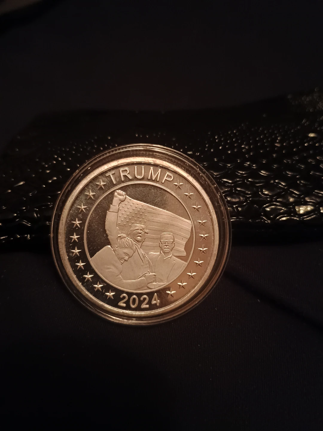 One Troy Ounce .999 Fine Silver Trump 2024 Coin