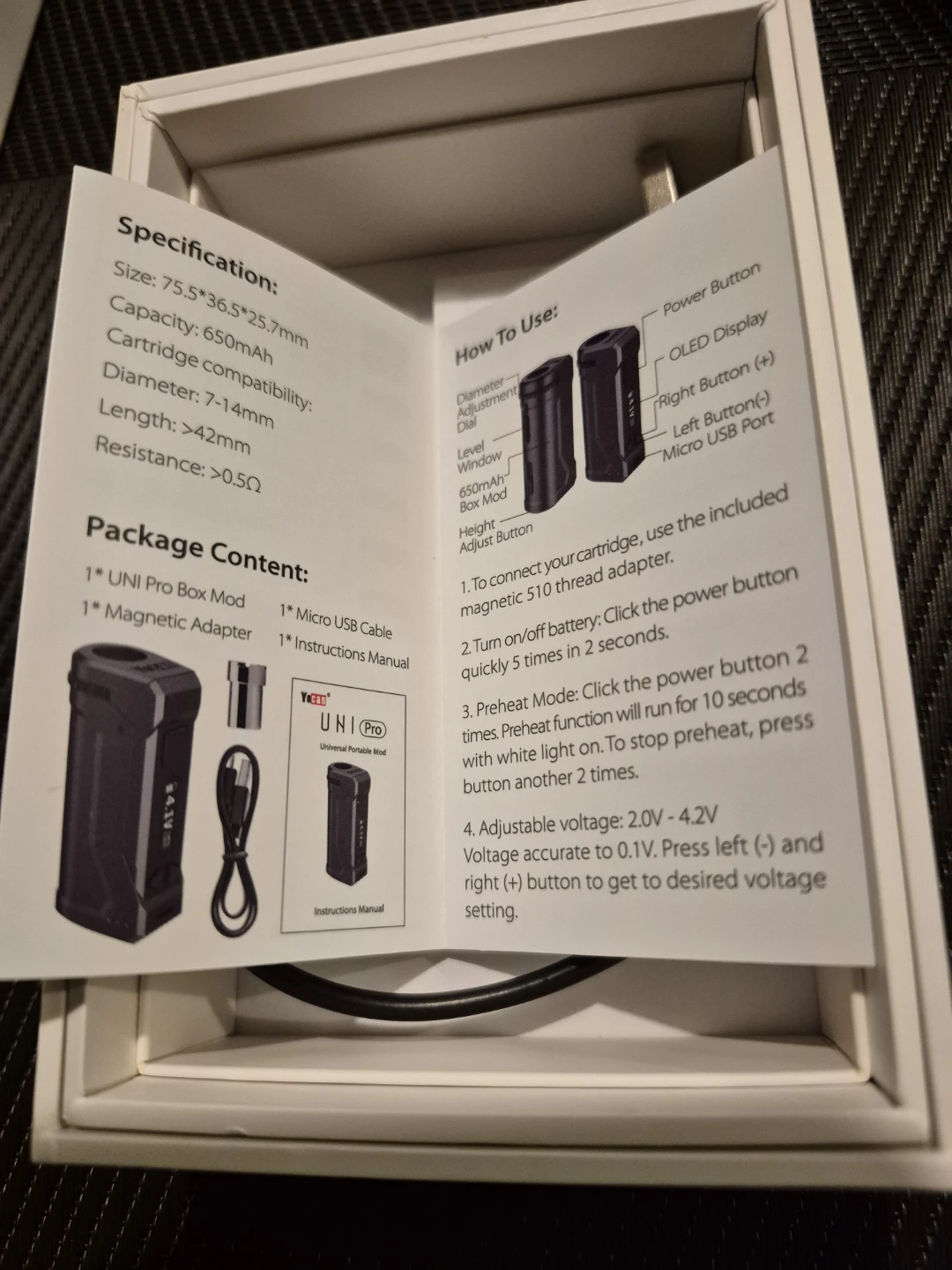 Yocan Pro Portable Mod - photo 3