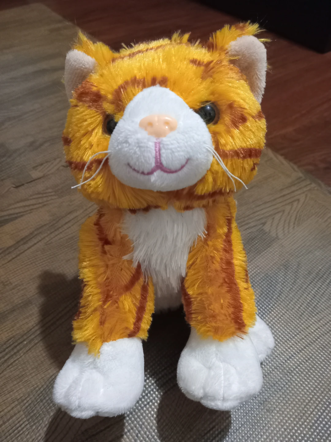 Orange Tabby Cat Plush Toy