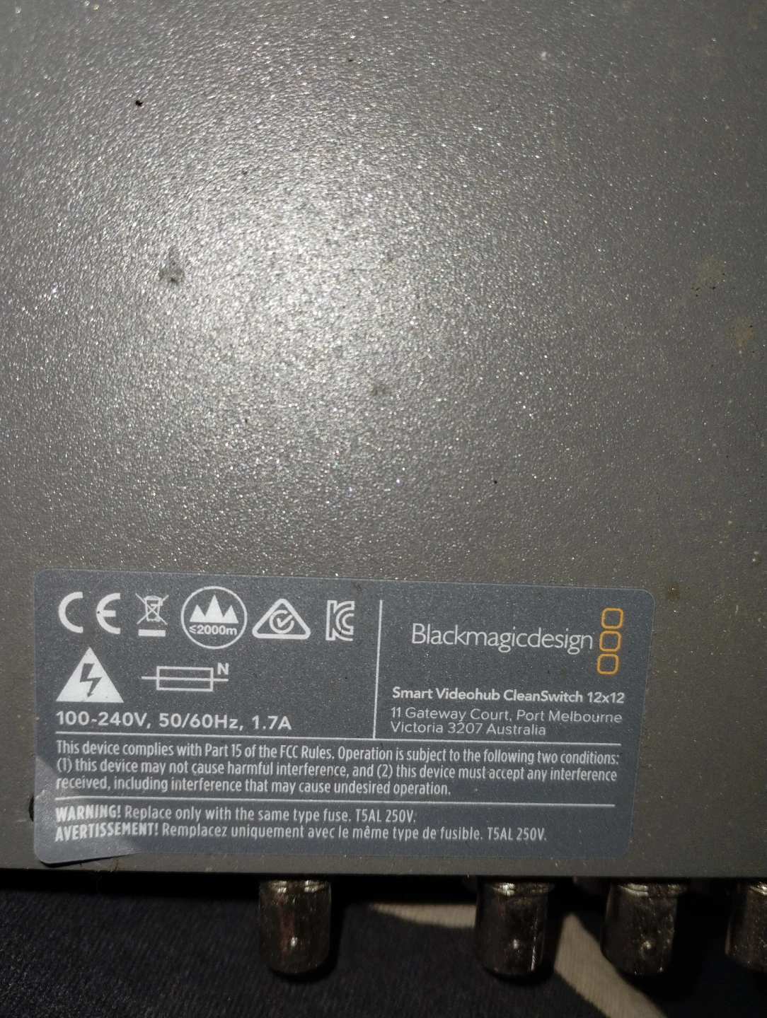 Blackmagicdesign Smart Videohub CleanSwitch 12x12 - photo 3
