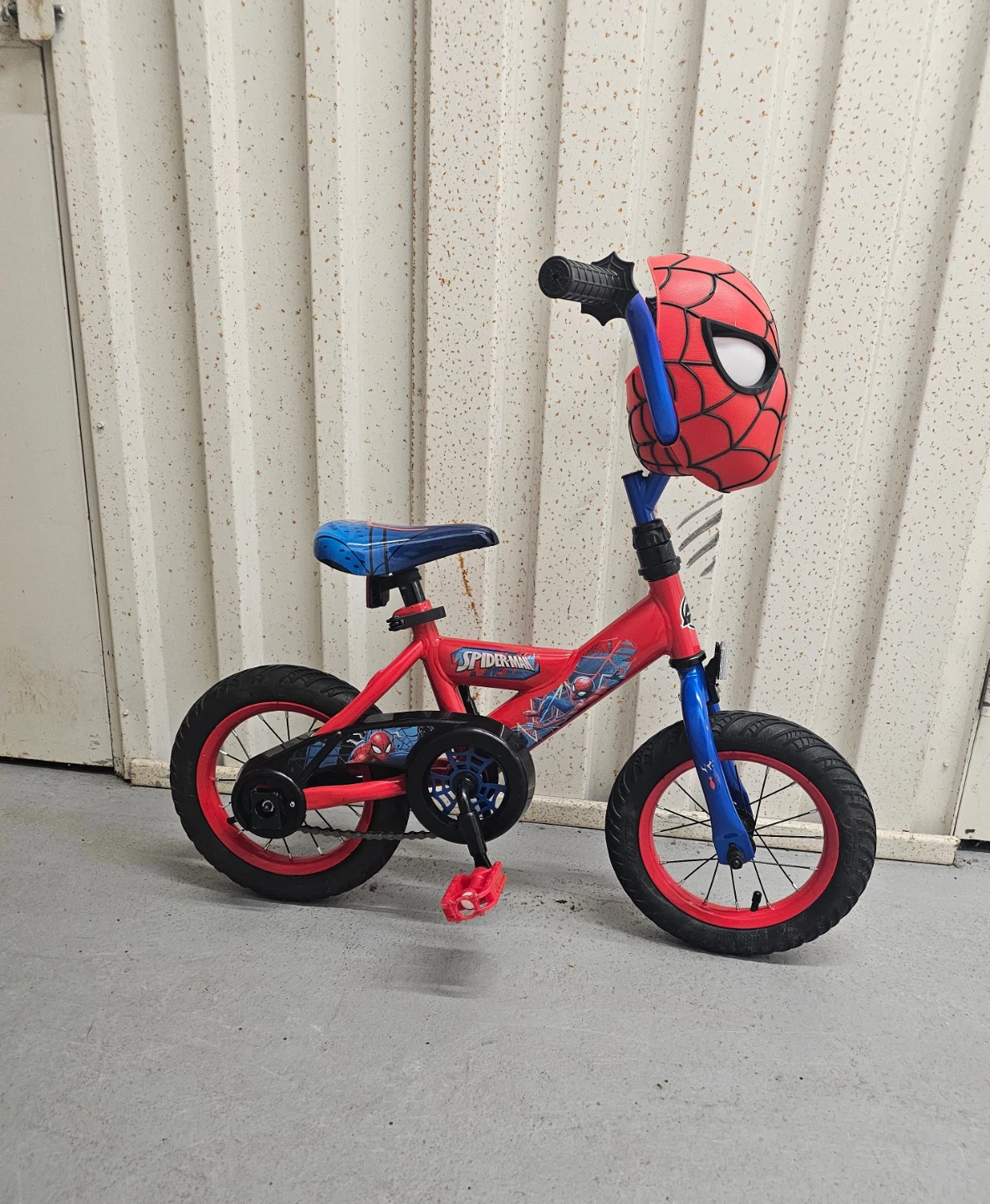 Spider-Man Kids Bike 12 in Red/Blue/Black Coaster Brake BMX