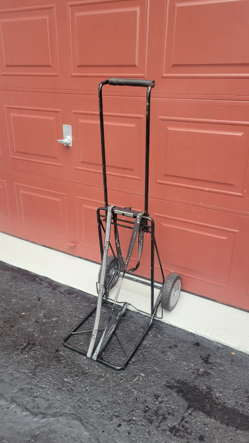 Folding Hand Truck with Straps light