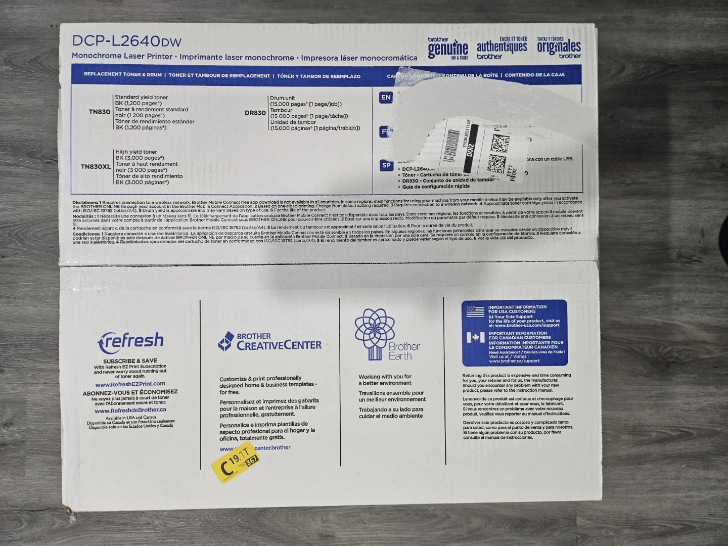 Brother DCP-L2640DW Monochrome Laser Printer