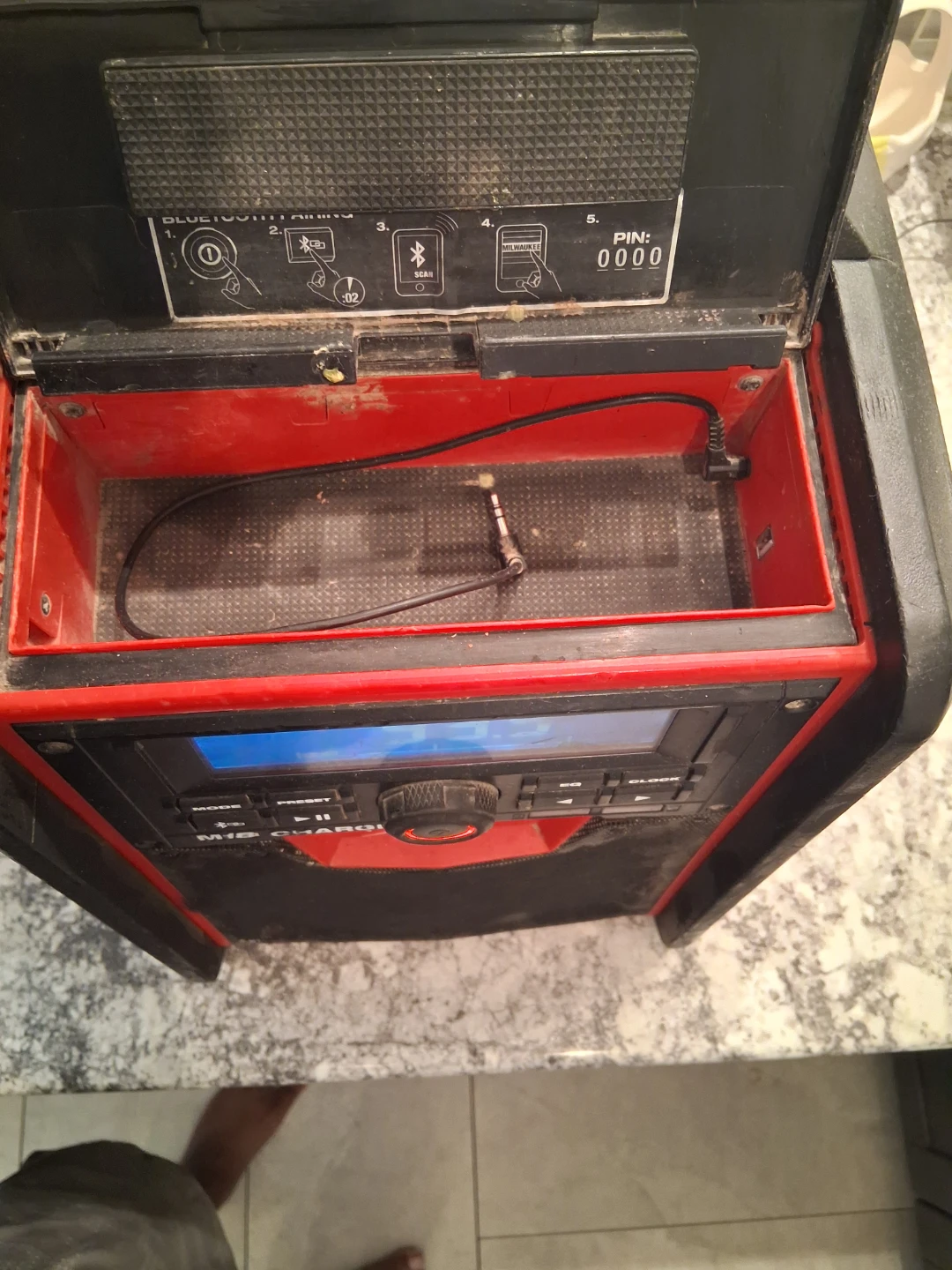 Milwaukee M18 Bluetooth radio/charger and an impact driver - photo 2