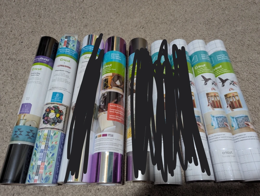 9 Cricut Vinyl and Transfer Tape Bundle - photo 3