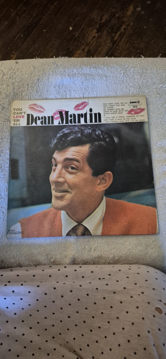 Dean Martin "You Can't Love 'Em All" Vinyl Record