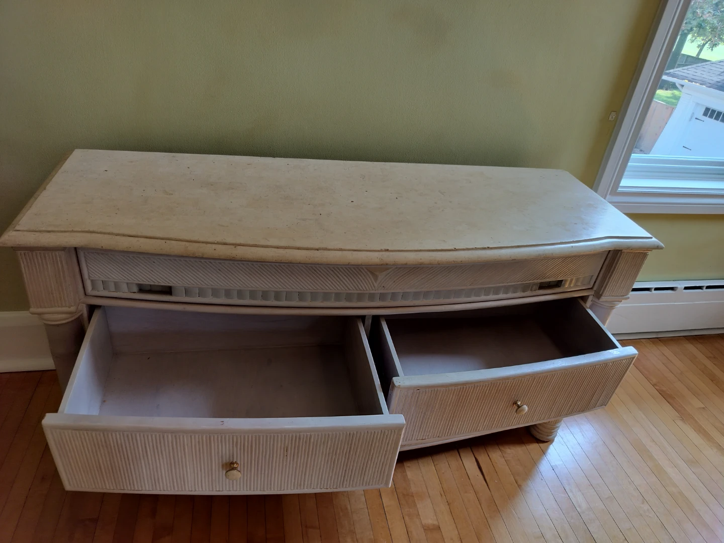 Coastal Style Raffia Dresser with 4 Drawers plus one sock drawer - photo 2