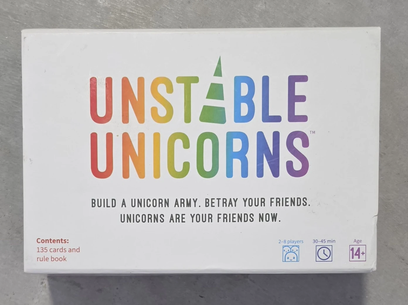 Unstable Unicorns Card Game