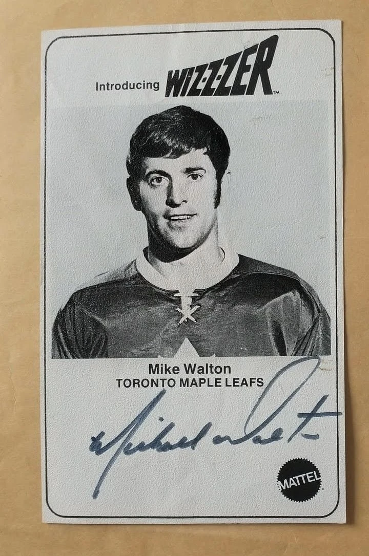 Very Rare WIZZZZER Mike Walton Toronto Maple Leafs Promo Card