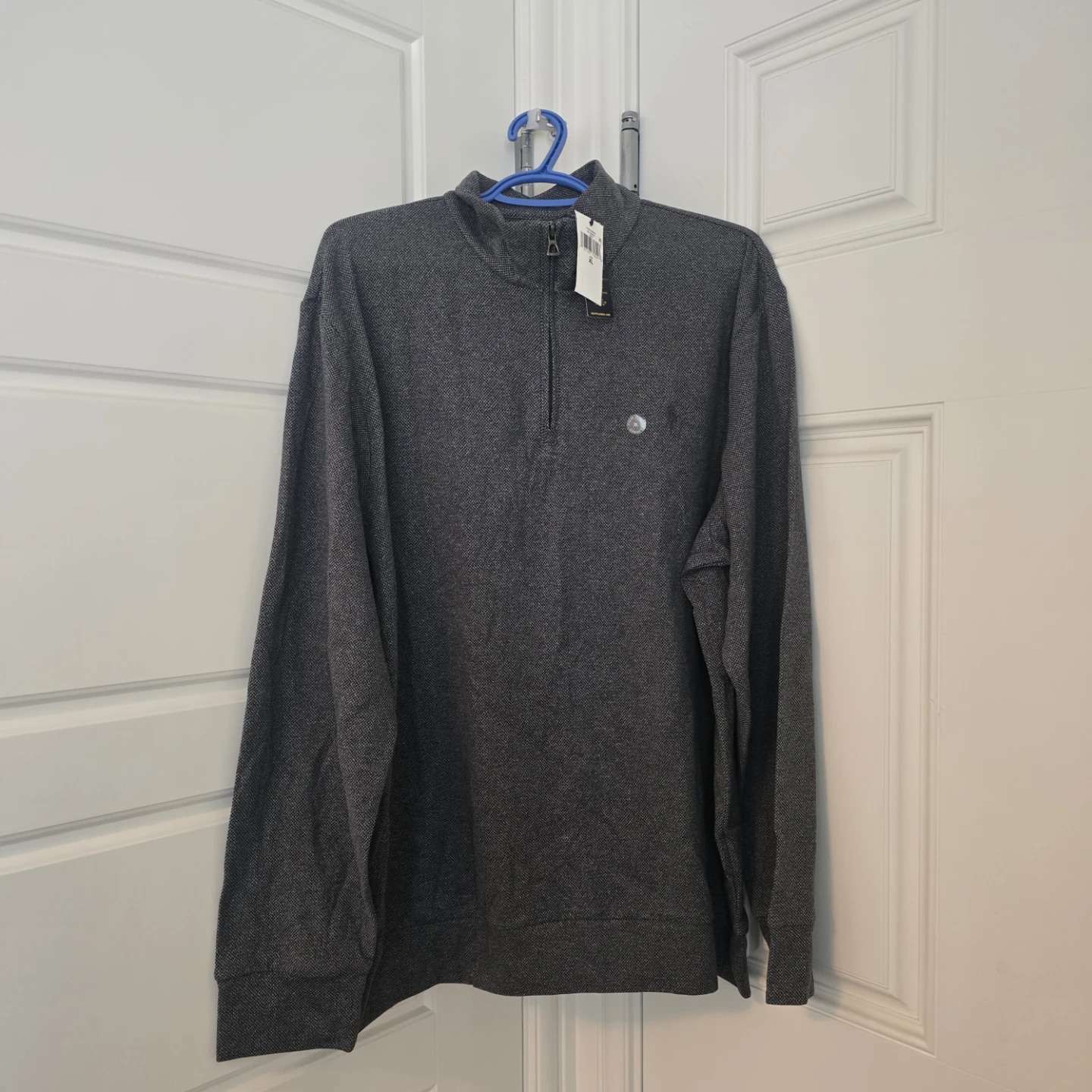 Polo Ralph Lauren 1/4 Zip Pullover Sweatshirt - XL Grey - photo 4