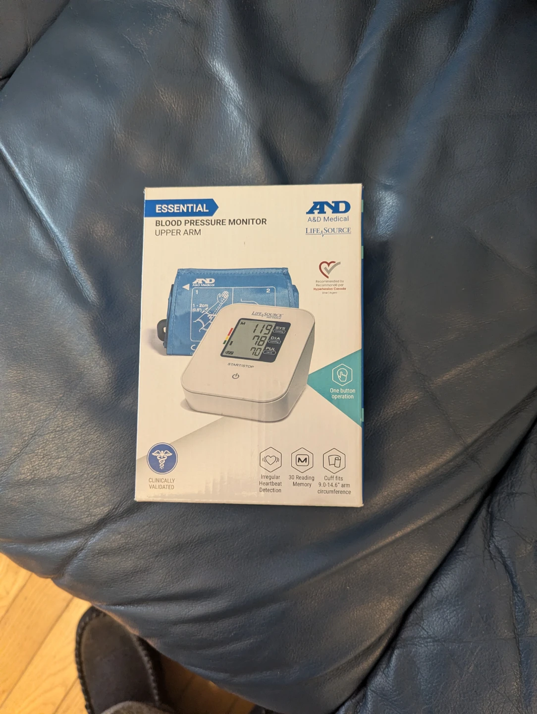 A&D Medical ESSENTIAL Blood Pressure Monitor - Upper Arm