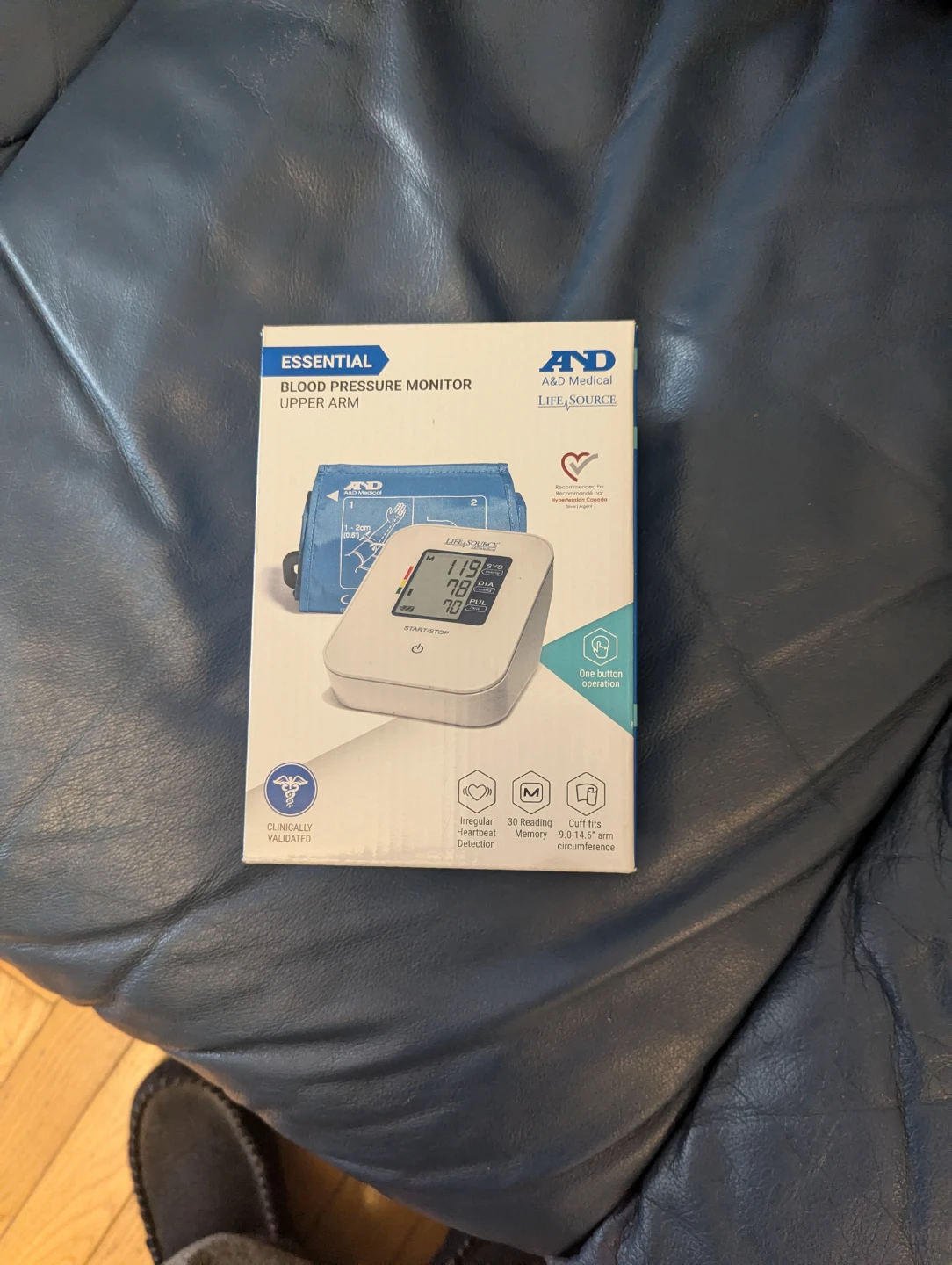 A&D Medical ESSENTIAL Blood Pressure Monitor - Upper Arm - photo 2