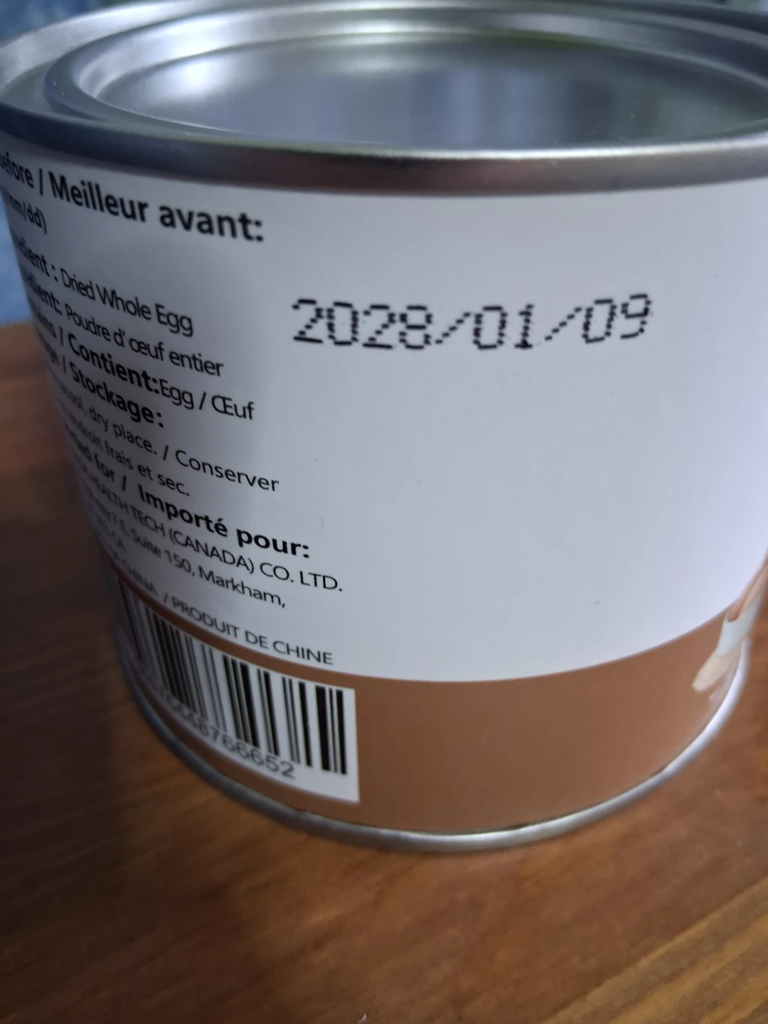 Sealed Auspisee Dried Whole Egg Powder - 200g Can - photo 2