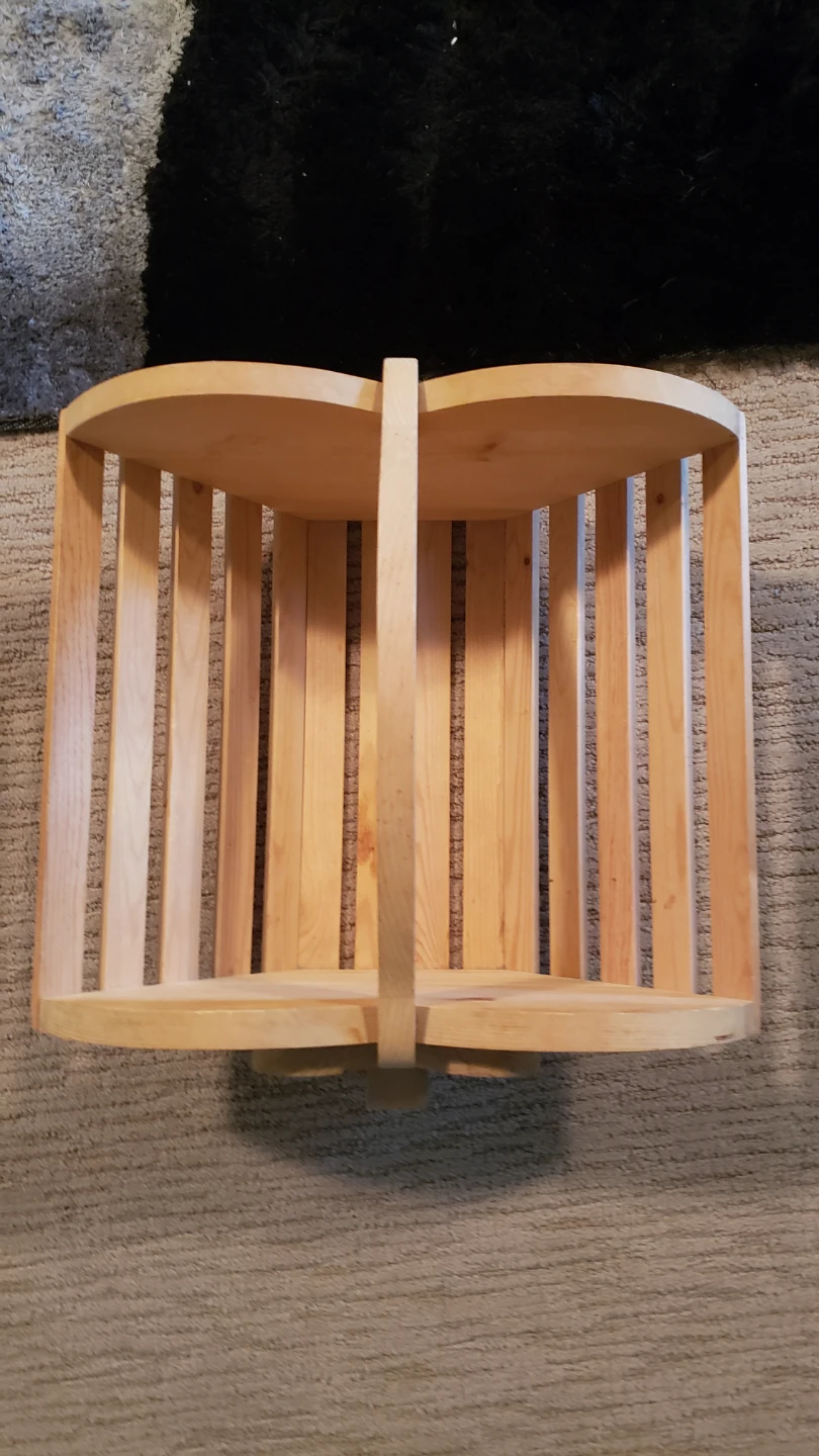 Wooden Decorative Basket with Handle - photo 3