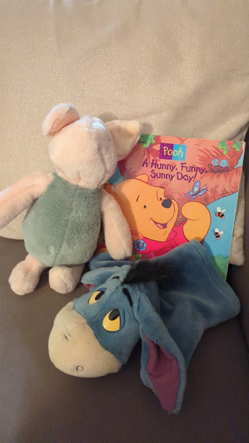 Winnie the Pooh A Hunny, Funny, Sunny Day Book with Plush Toys - photo 2