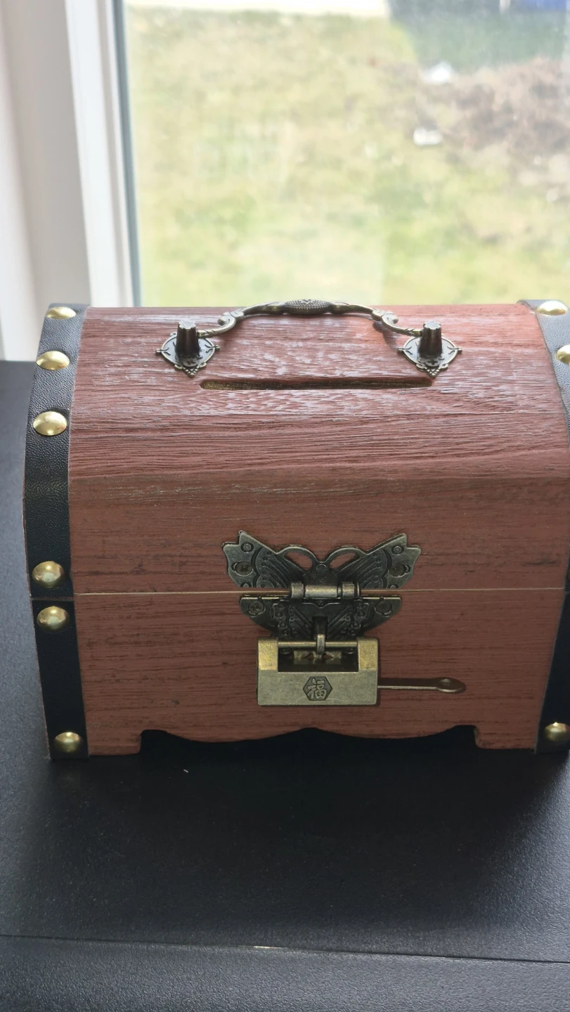 Decorative Treasure Chest with coins bag - photo 3