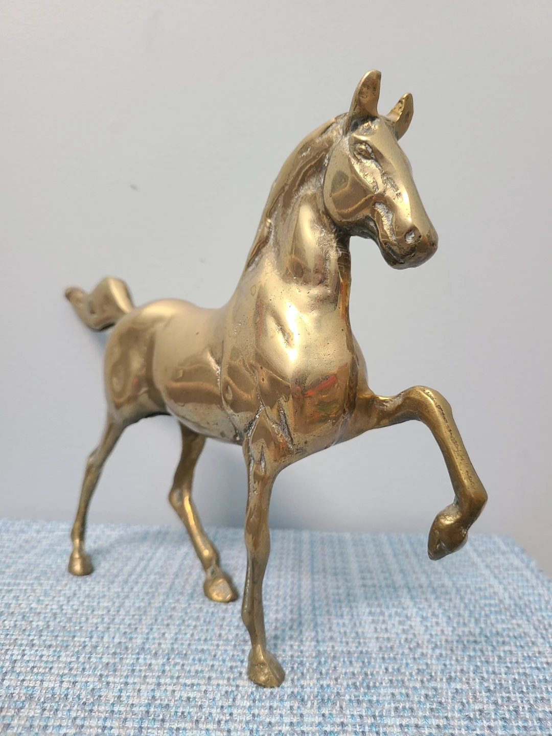 Vintage Brass Horse Figurine