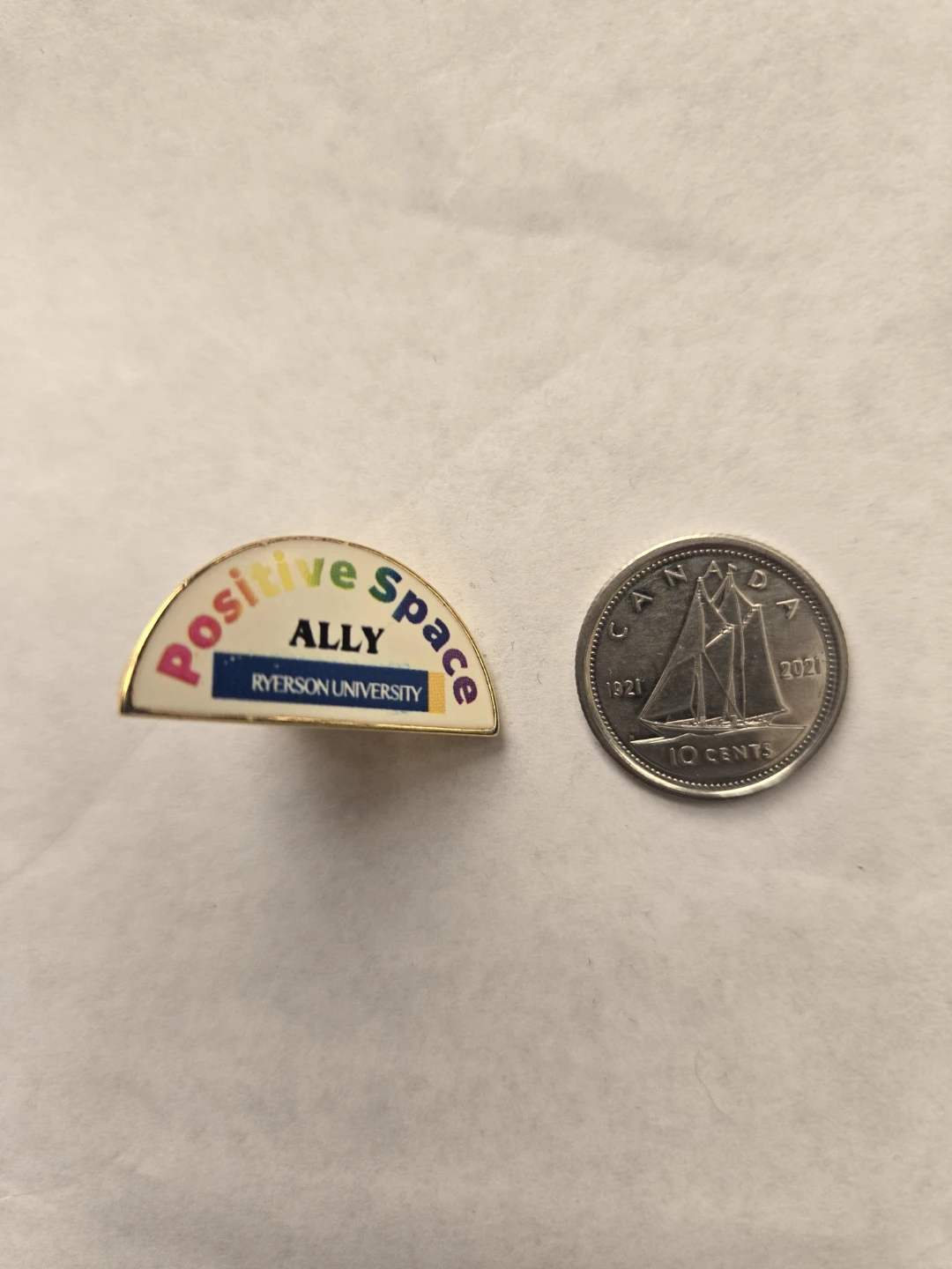 Positive Space Ally Pin - photo 2