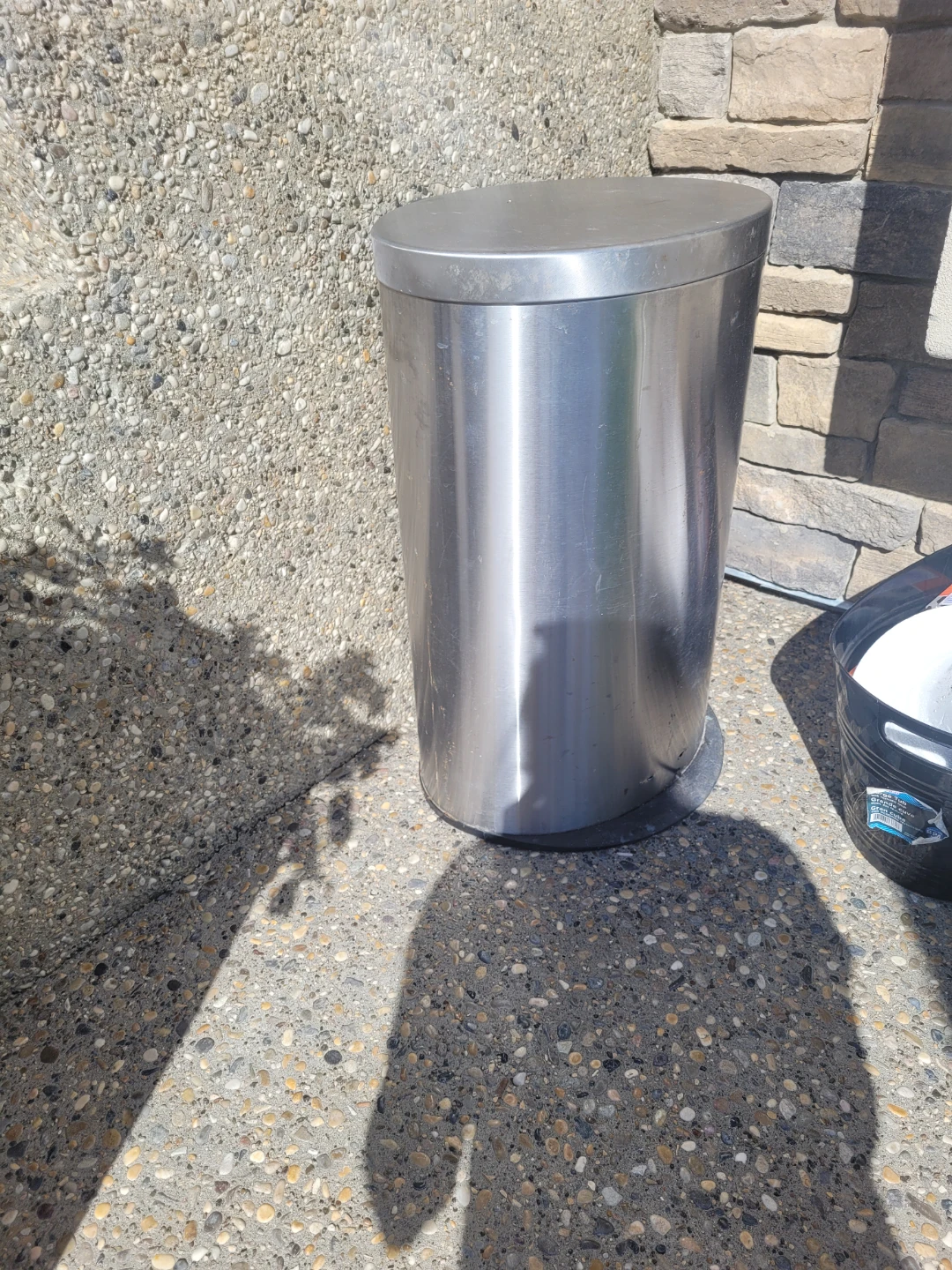 Stainless Steel Outdoor Trash Can