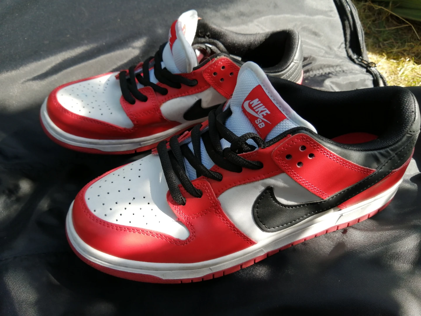 Nike SB Dunk Low Red White Black