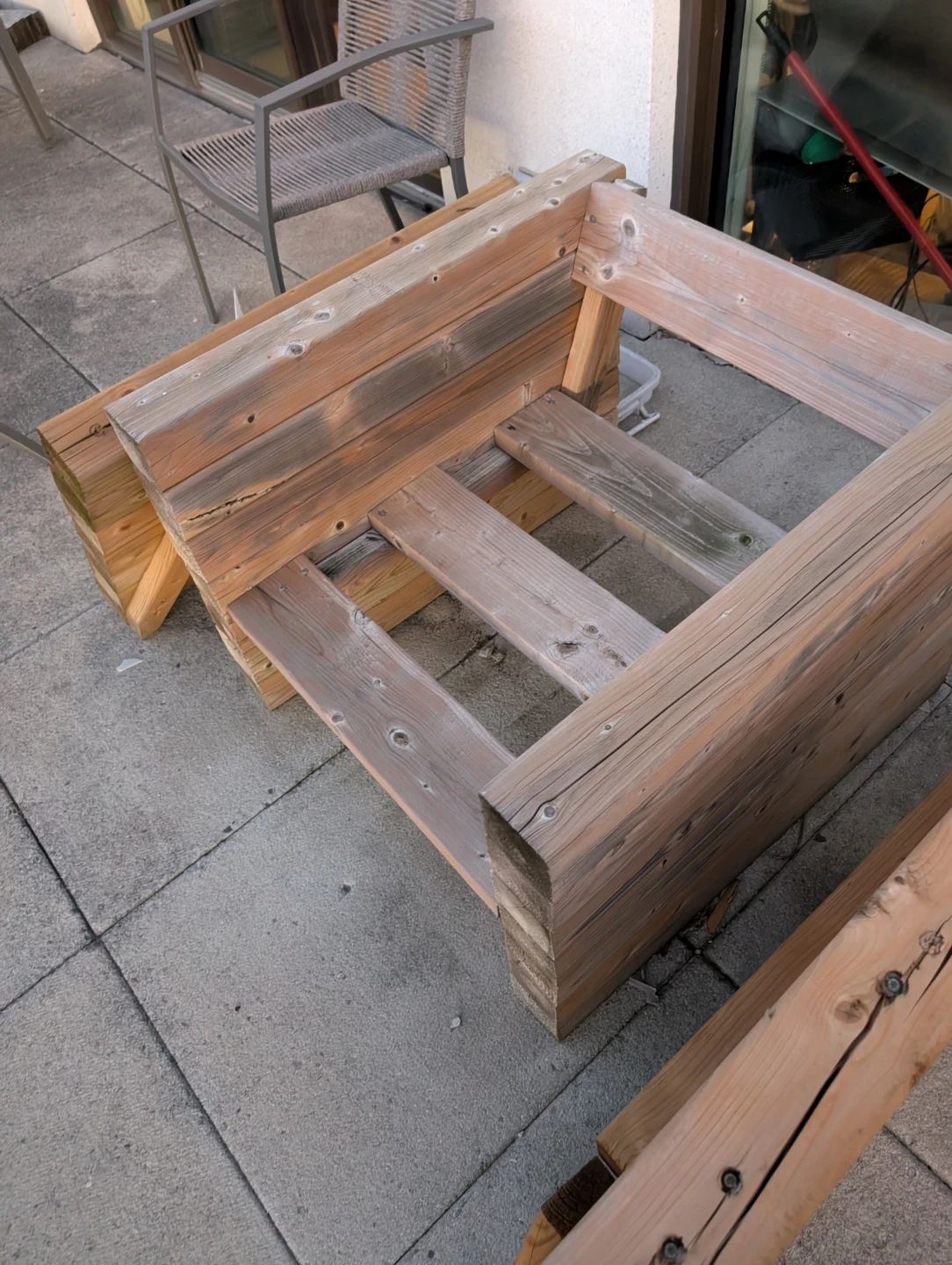 Custom-Made DIY patio furniture