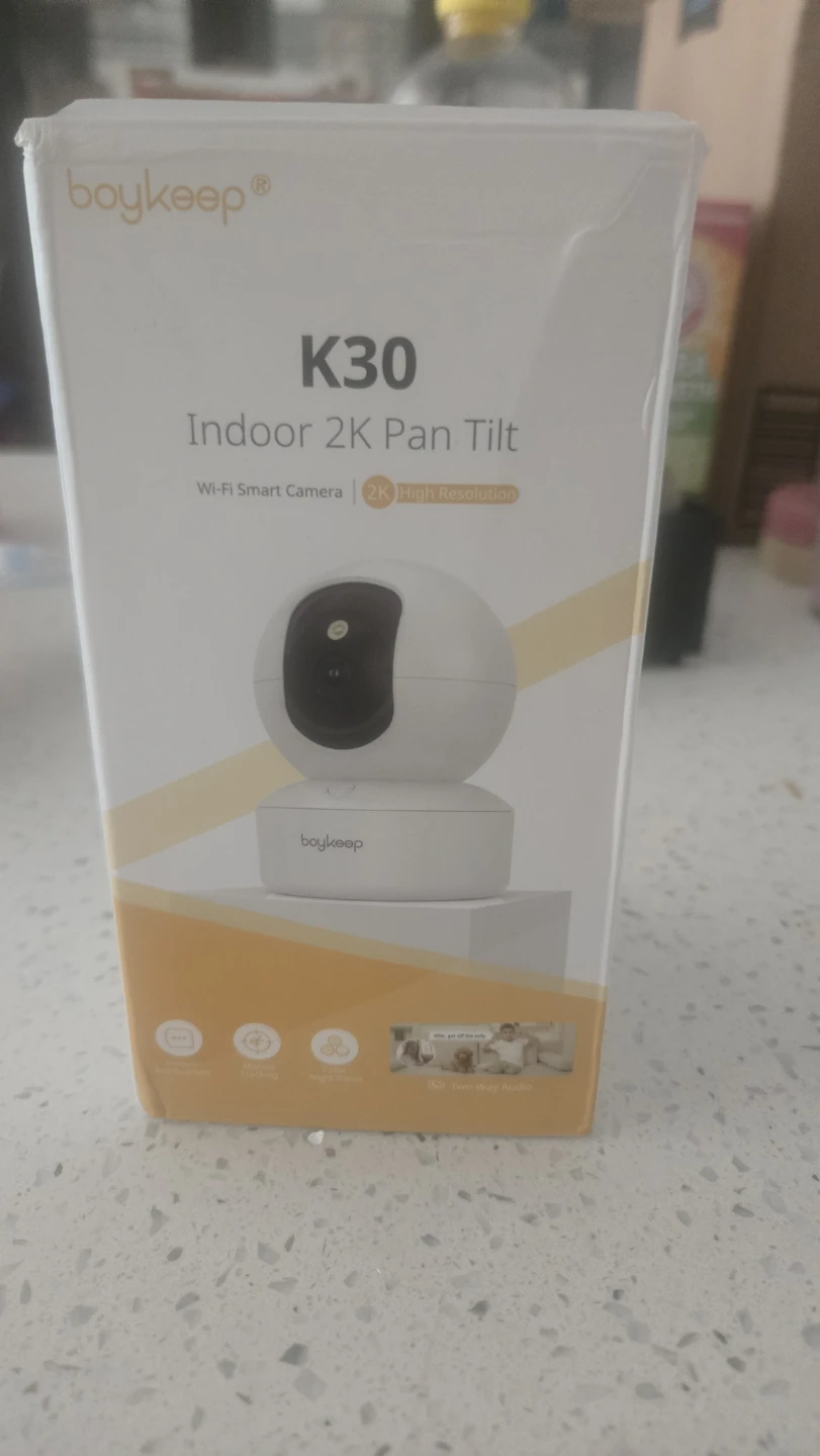 Boykeep K30 Indoor 2K Pan Tilt Wi-Fi Smart Camera