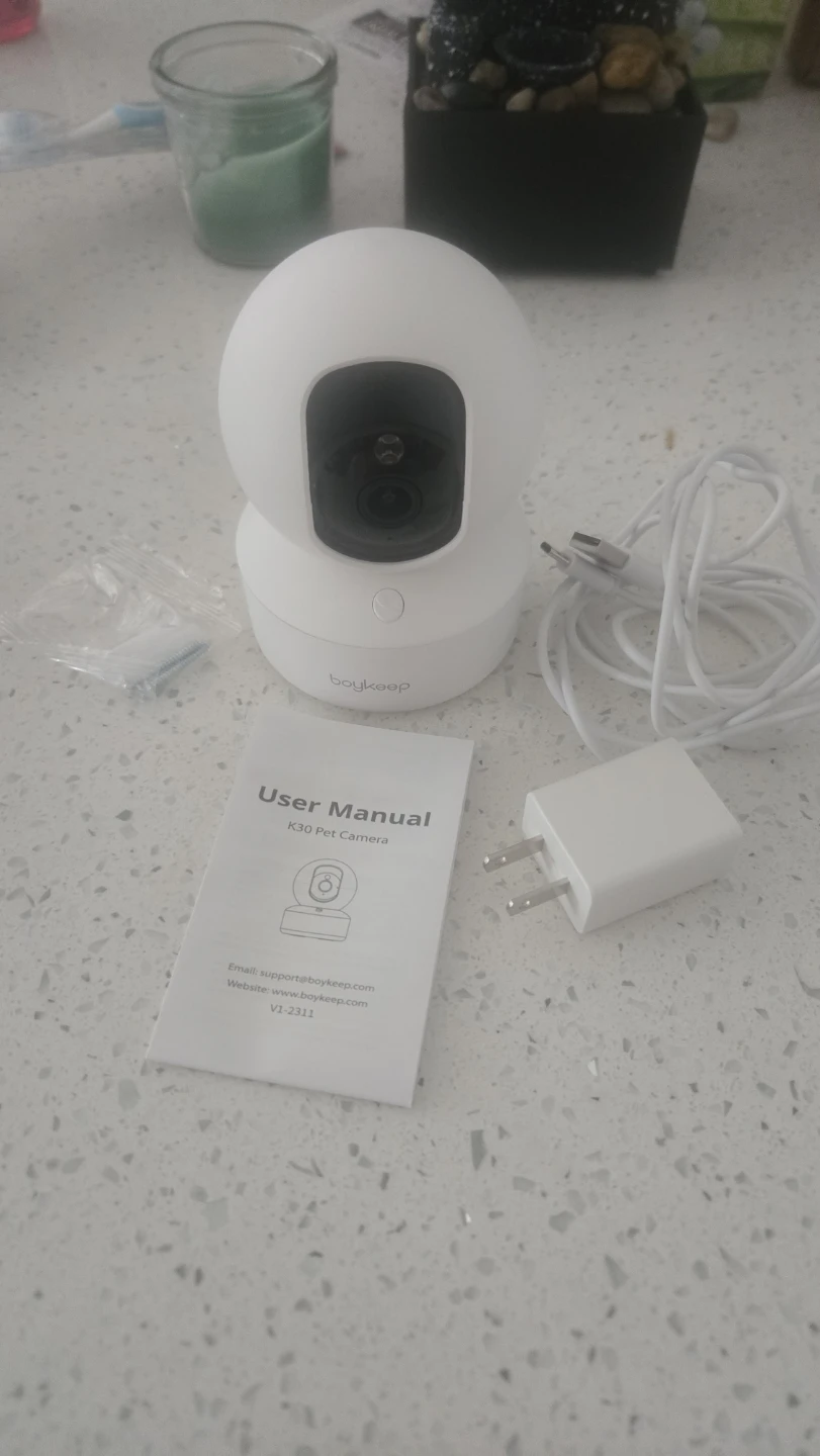 Boykeep K30 Indoor 2K Pan Tilt Wi-Fi Smart Camera - photo 2