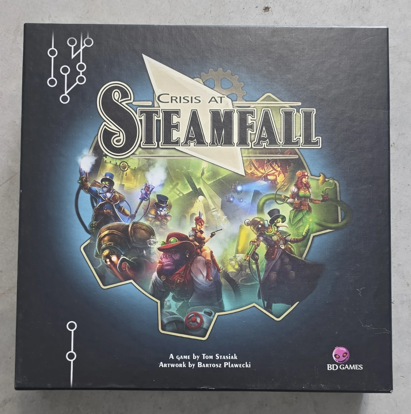 Crisis at Steamfall Board Game