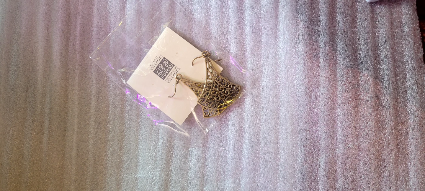BNT Filigree Drop Earrings - photo 3