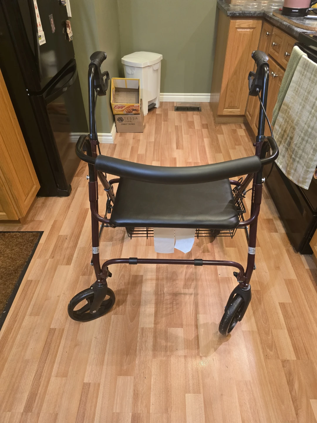 Medline Heavy-Duty Rollator Walker with Seat