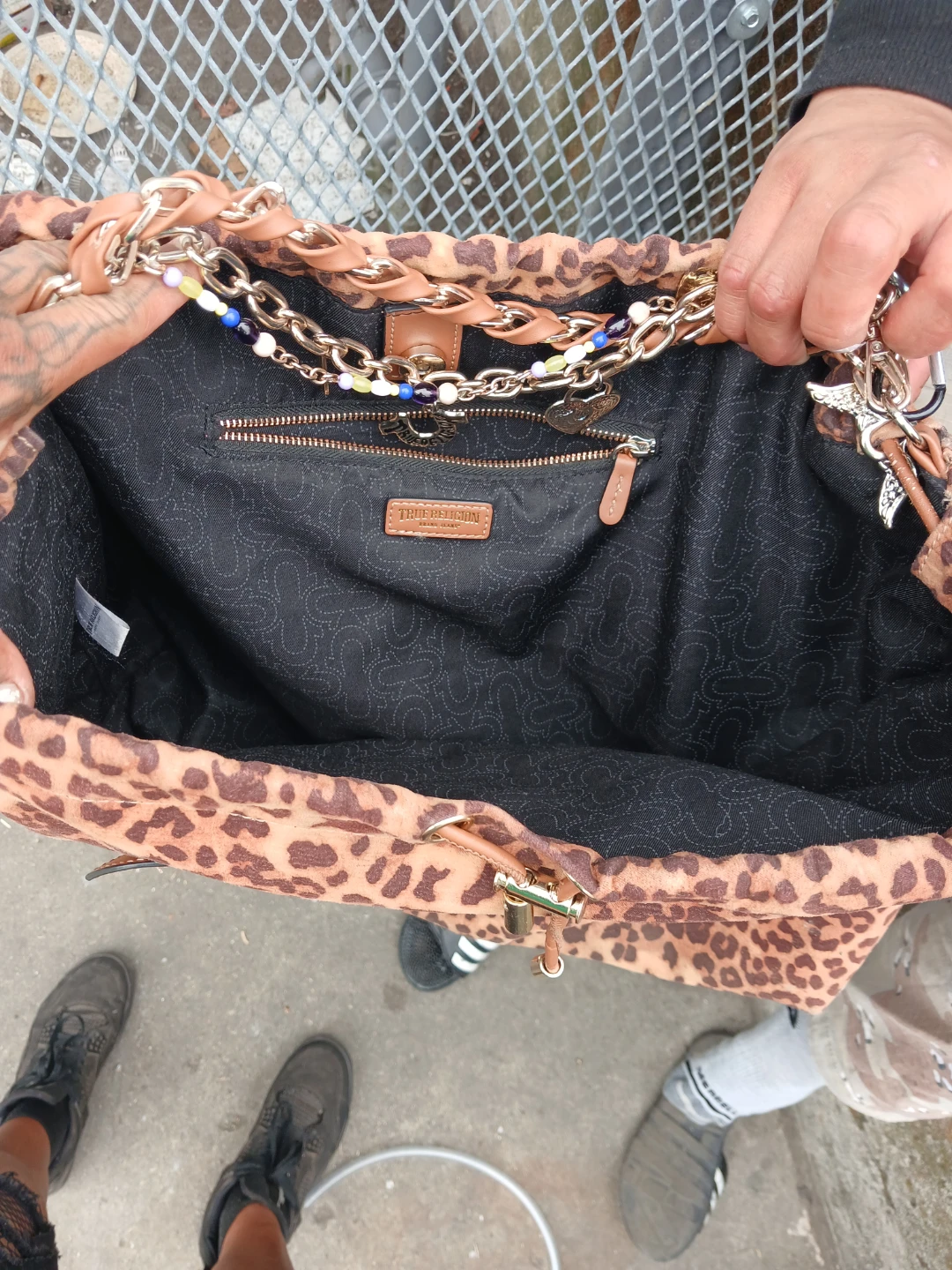 True Religion Leopard Print Shoulder Bag - photo 4