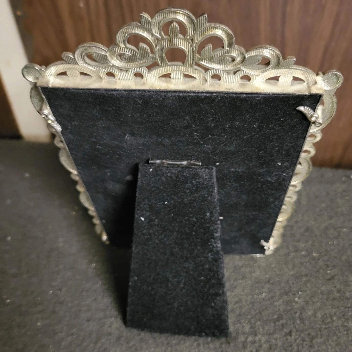 Ornate Silver Tone Picture Frame - photo 2