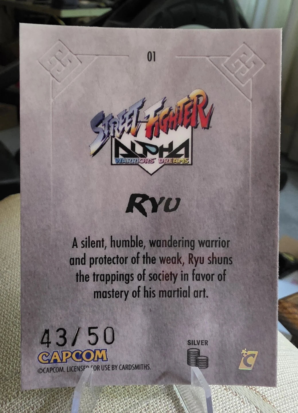 Street Fighter Alpha Warriors' Dreams Ryu Card 43/50 - photo 2